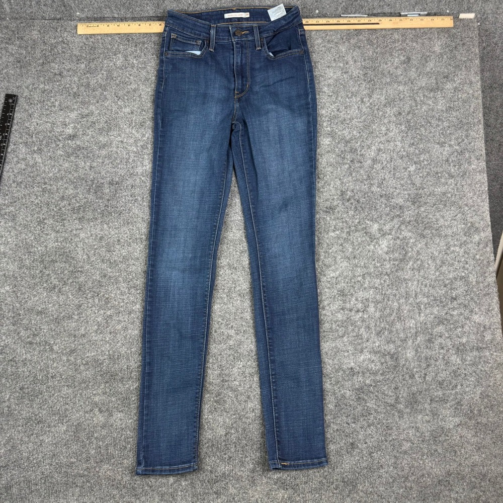 Levi's Jeans Womens Size 28 Blue 721 High Rise Skinny Viscose Stretch Denim